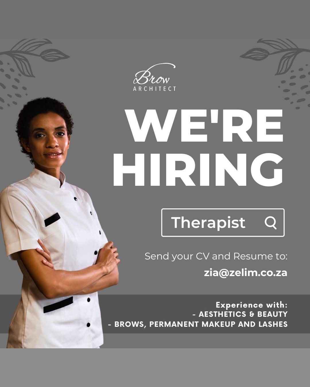 We're hiring: therapist post