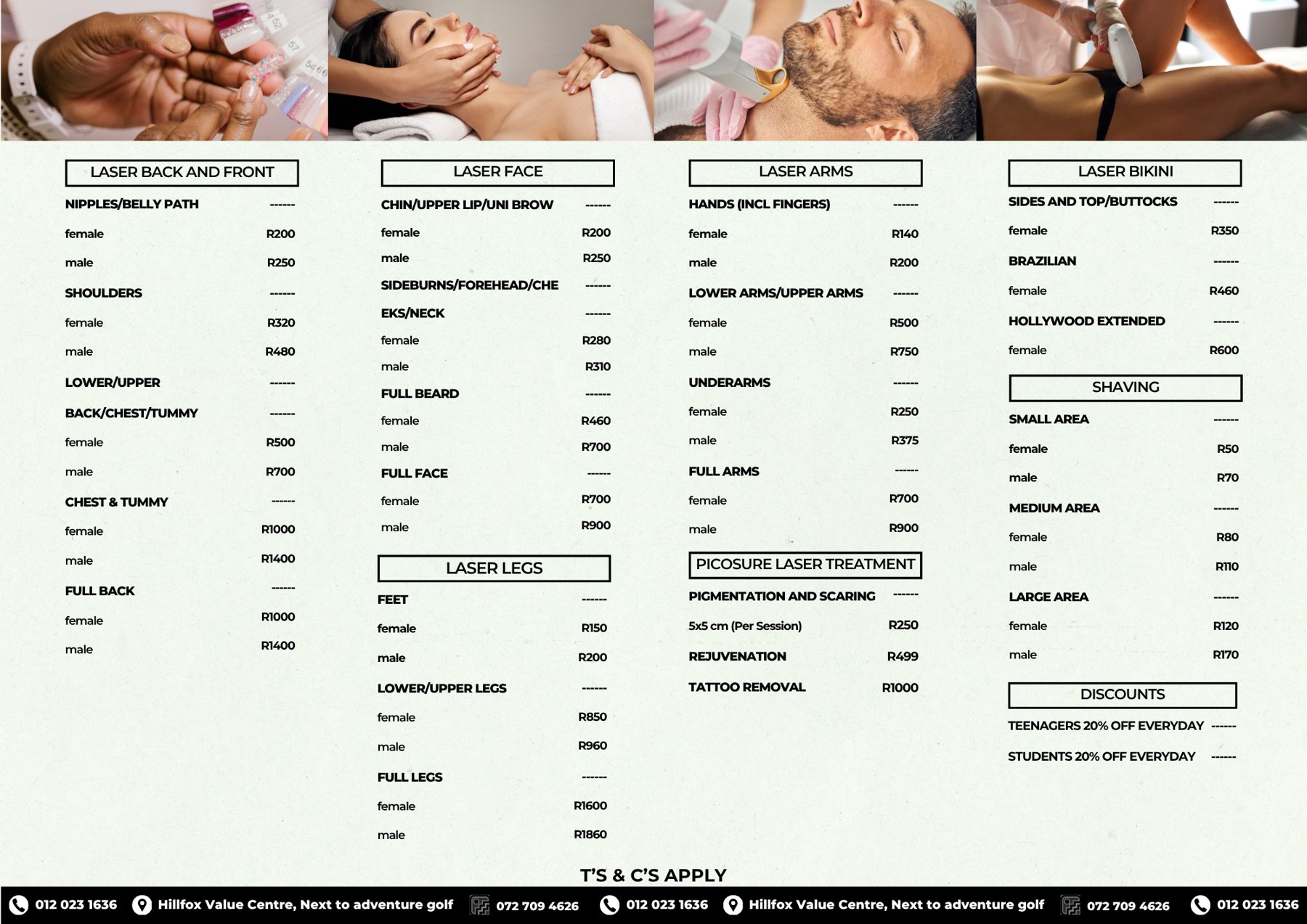 Brow Architect 2024 price list, page 2