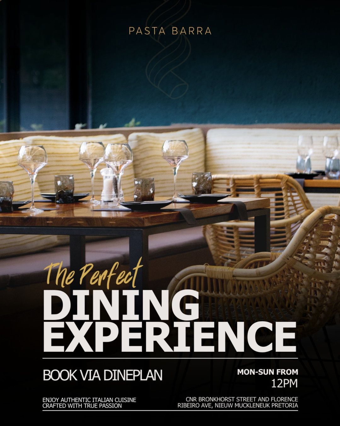 The perfect dining experience: book via Dineplan