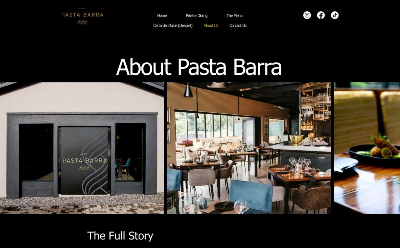 About Us page